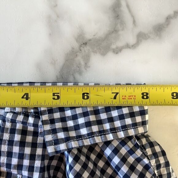 Cremiuex Slim Fit Gingham Buttun Up Sz. L - Picture 7 of 7